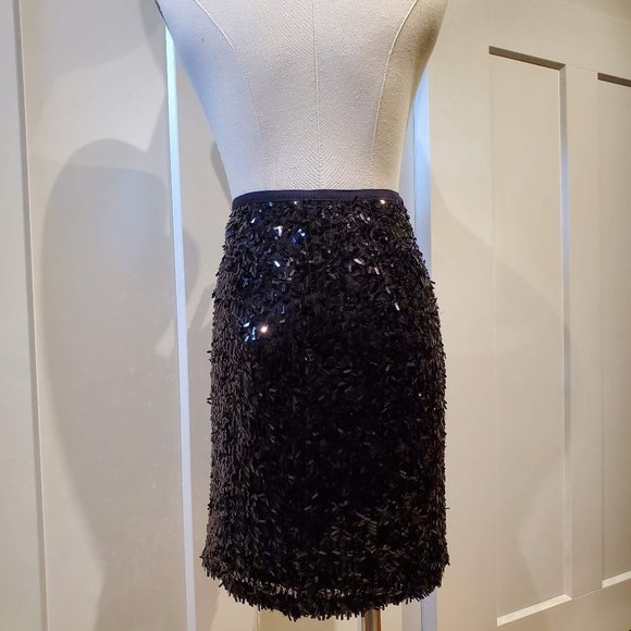 NWT Ann Taylor Sequin Formal Mini Skirt Small 4 - Picture 13 of 13